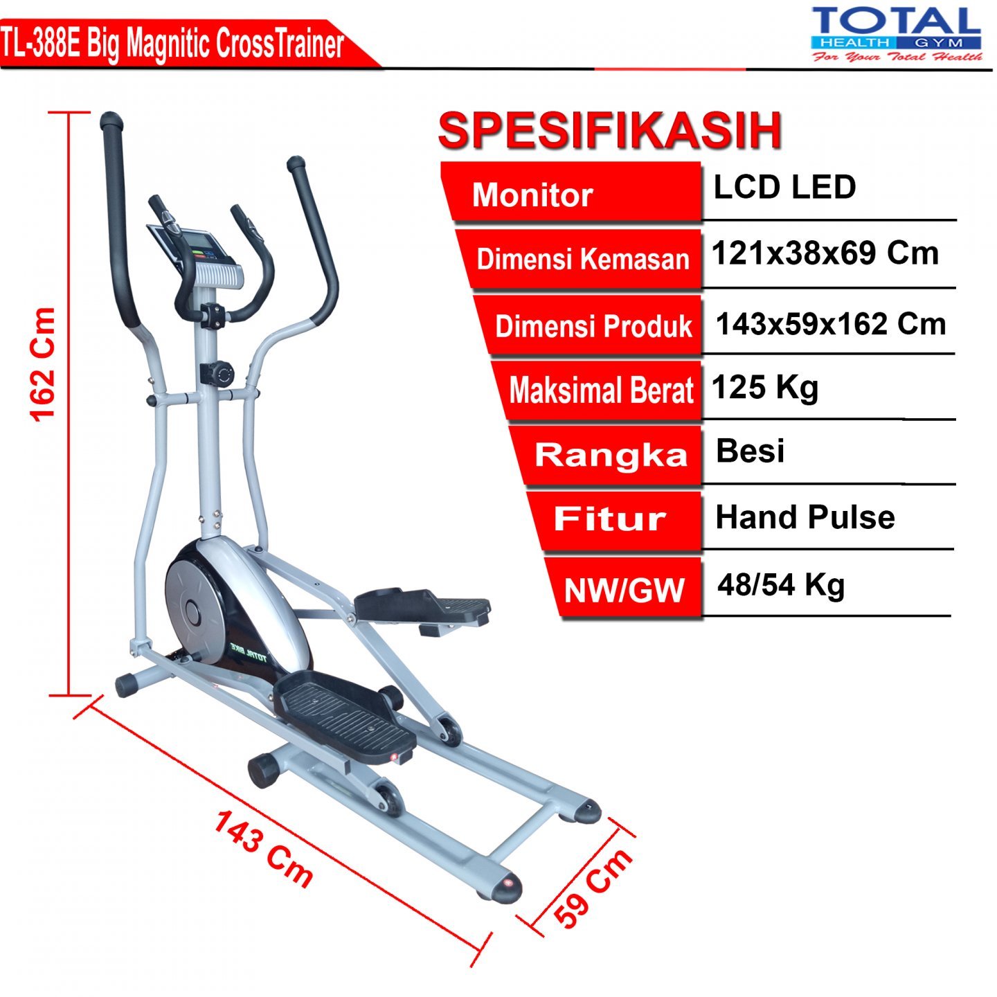 Cross Trainer TL-388E - Image 2