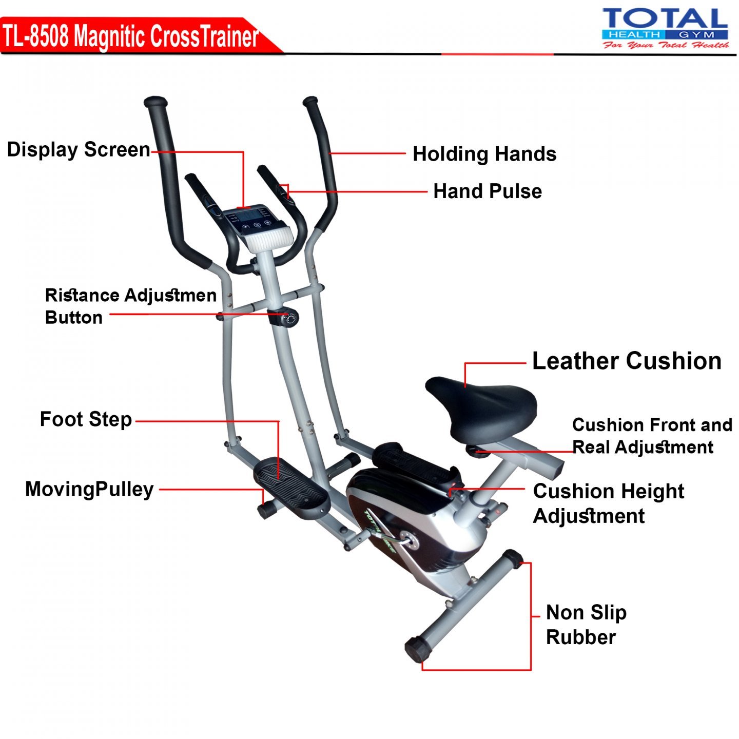 Magnetic Cross Trainer TL-8505