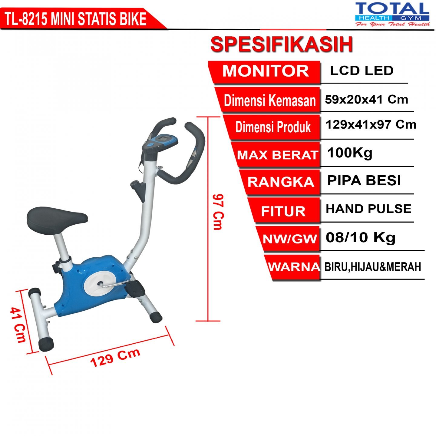 Sepeda Statis TL-8215 - Image 2