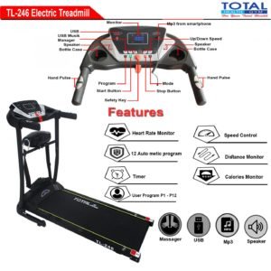 Treadmill Listrik TL-246 - Manual Incline
