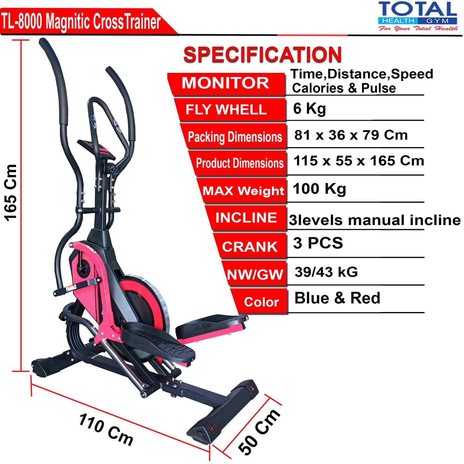 Standing Eleptipcal TL-8000 - Image 2