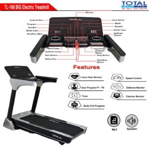 TL-166 Electric Treadmill Auto Incline