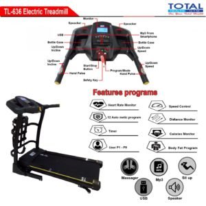 TL-636 Auto Incline Electric Treadmill